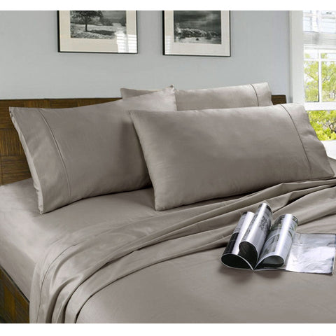 Kingtex Microfibre Sheet Set Coffee Single - 75GSM, Wrinkle Resistant, 40cm Deep - SuperSaverAU - view 1