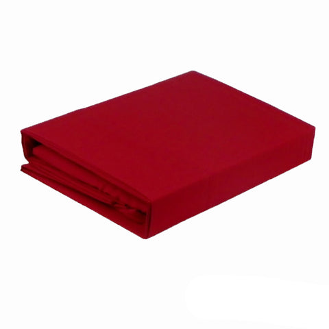 Paris Romance 225TC Cotton Polyester Sheet Set Red King Single - Machine Washable - SuperSaverAU - view 1