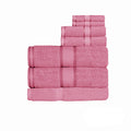 Kingtex 550gsm Cotton 7 Pce Bath Sheet Set - Extra Large, Soft & Absorbent - SuperSaverAU - view 1