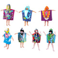 Cute Kids Cotton Hooded Towel Poncho 60 x 120 cm - Pirate Design for Ages 2-8 - SuperSaverAU - view 2