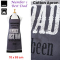 Ladelle Cotton Apron 70 x 89 cm - AZO Free Dyes, European Quality Standards - SuperSaverAU - view 2