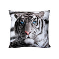 Just Home Blue Eyes Stripes Tiger Cushion 43 x 43 cm - Polyester, Machine Washable - SuperSaverAU - view 1