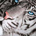 Just Home Blue Eyes Stripes Tiger Cushion 43 x 43 cm - Polyester, Machine Washable - SuperSaverAU - view 3