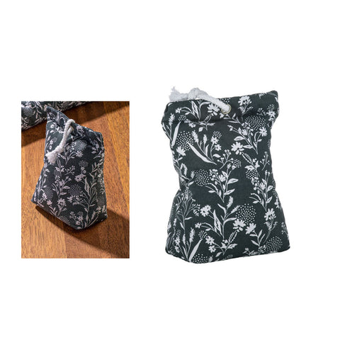 Ladelle Homespun Floral Print Door Stop 20 x 12 x 6.5cm with Rope Tie - SuperSaverAU - view 1