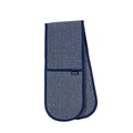 Ladelle Eco Recycled Double Oven Mitt 17 x 89 cm - Quilted Design, Navy - SuperSaverAU - view 1