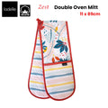 Ladelle Zest Double Oven Mitt 17 x 89 cm, Quilted Design, 100% Cotton, AZO Free Dyes - SuperSaverAU - view 2