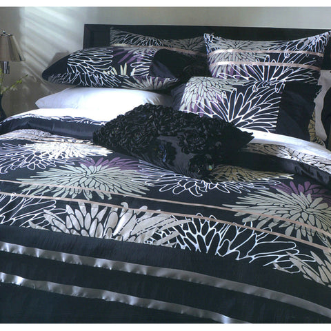 Paxton Wiggin Astrid Quilt Cover Set Double - Floral Print, Ribbons Design - SuperSaverAU - view 1