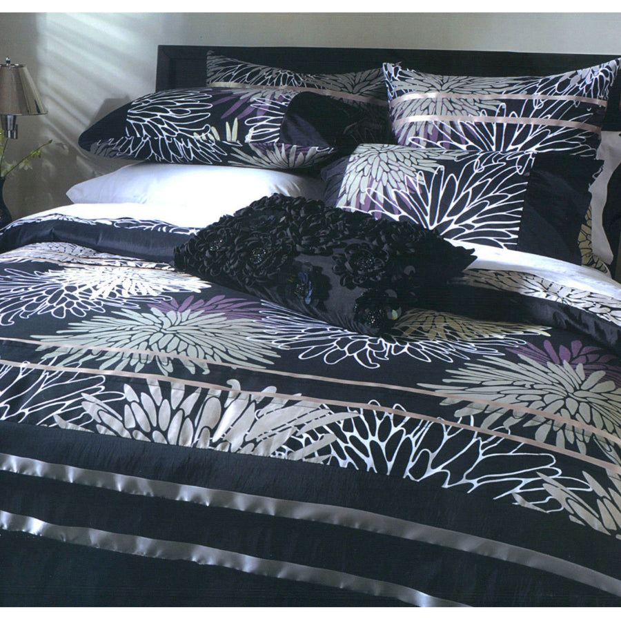 Paxton Wiggin Astrid Quilt Cover Set Double - Floral Print, Ribbons Design - SuperSaverAU - view 1