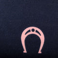 Just Home Horse Shoe Quilt Cover Set Double - Horseshoe Print Design, Navy, White, Pink - SuperSaverAU - view 3