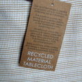 Ladelle Beige Eco Cotton Rich Tablecloth 150 x 265 cm, Woven Stripes Design - SuperSaverAU - view 3