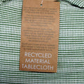 Ladelle Green Eco Cotton Rich Tablecloth 150 x 265 cm, Woven Stripes Design - SuperSaverAU - view 3