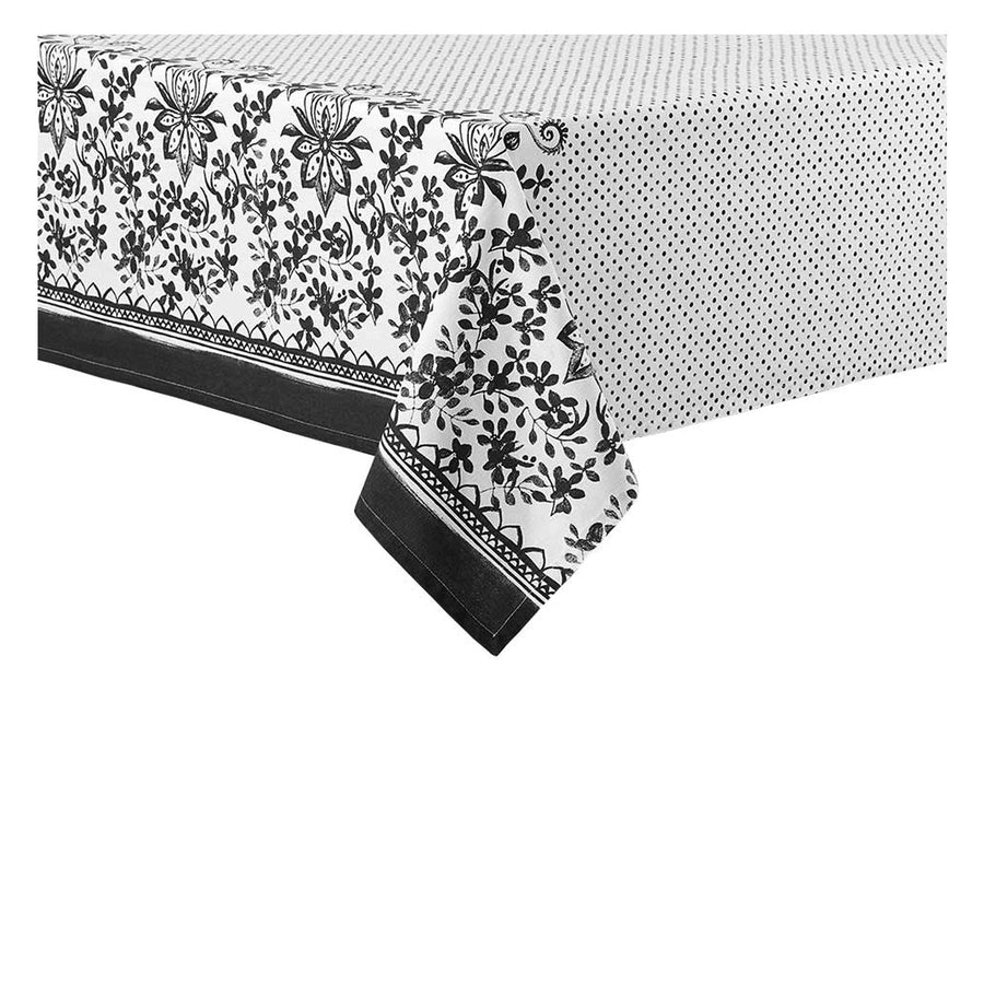 Ladelle Watercolour Floral Tablecloth 150 x 265 cm Oblong 8 to 10 Seater - SuperSaverAU - view 1