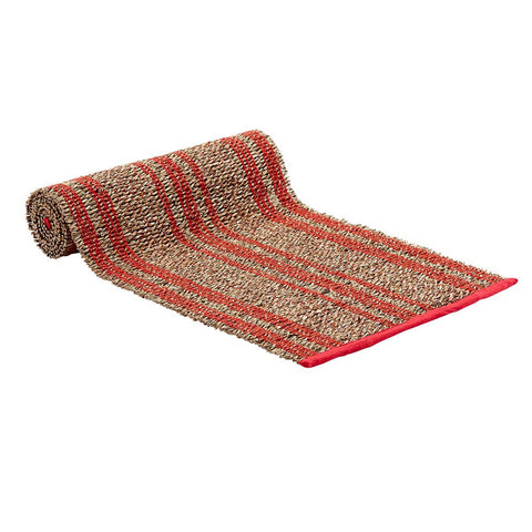 Ladelle Loma Table Runner 33 x 150 cm, Woven Design, Rustic Feel, Terracotta - SuperSaverAU - view 1