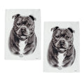 Delightful Dogs Kitchen Tea Towels Set of 2, 50 x 70 cm, 100% Cotton - SuperSaverAU - view 1