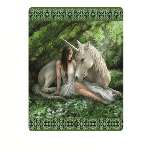 Anne Stokes Polar Fleece Throw 127 x 152 cm - Pure Heart Design