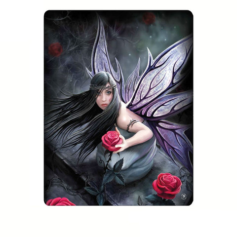 Anne Stokes Rose Fairy Polar Fleece Throw 127 x 152 cm - Fantasy Artwork - SuperSaverAU - view 1