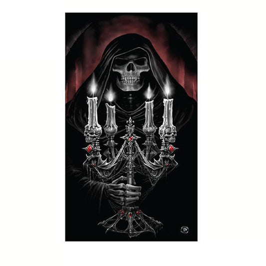 Anne Stokes Candelabra Beach Towel 75 x 150 cm - 100% Cotton Fantasy Artwork