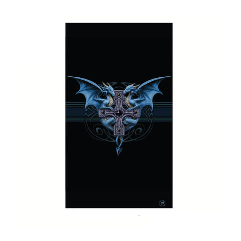 Anne Stokes Dragon Duo Beach Towel 75 x 150 cm - 100% Cotton Fantasy Artwork - SuperSaverAU - view 1