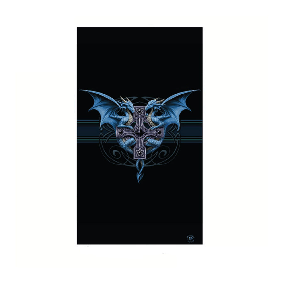 Anne Stokes Dragon Duo Beach Towel 75 x 150 cm - 100% Cotton Fantasy Artwork - SuperSaverAU - view 1