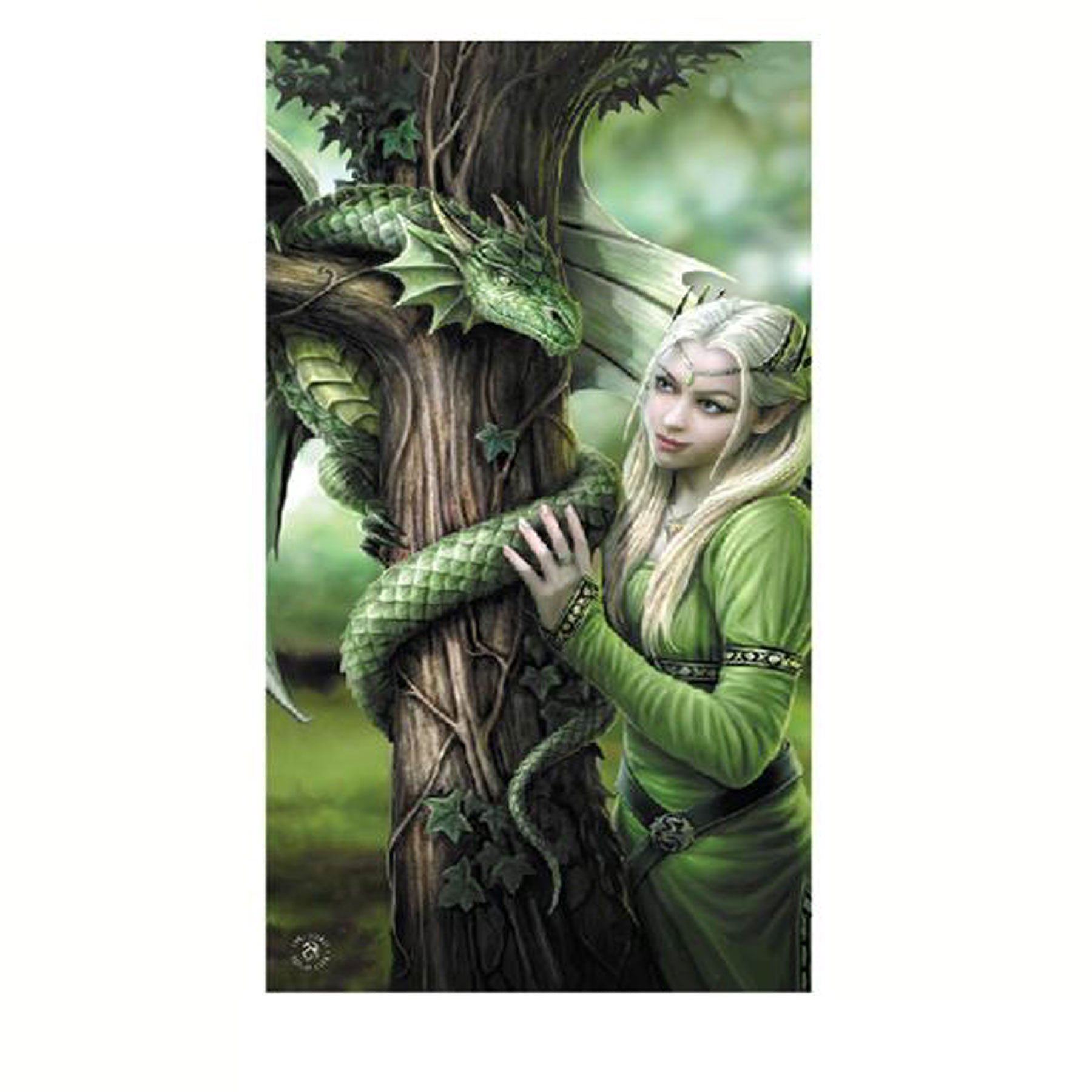 Anne Stokes Beach Towel 75 x 150 cm - Kindred Spirits Fantasy Artwork - SuperSaverAU - view 1
