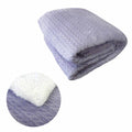 Ardor Liam Lilac Winter Fleece Blanket with Sherpa Reverse 150x200cm - SuperSaverAU - view 1