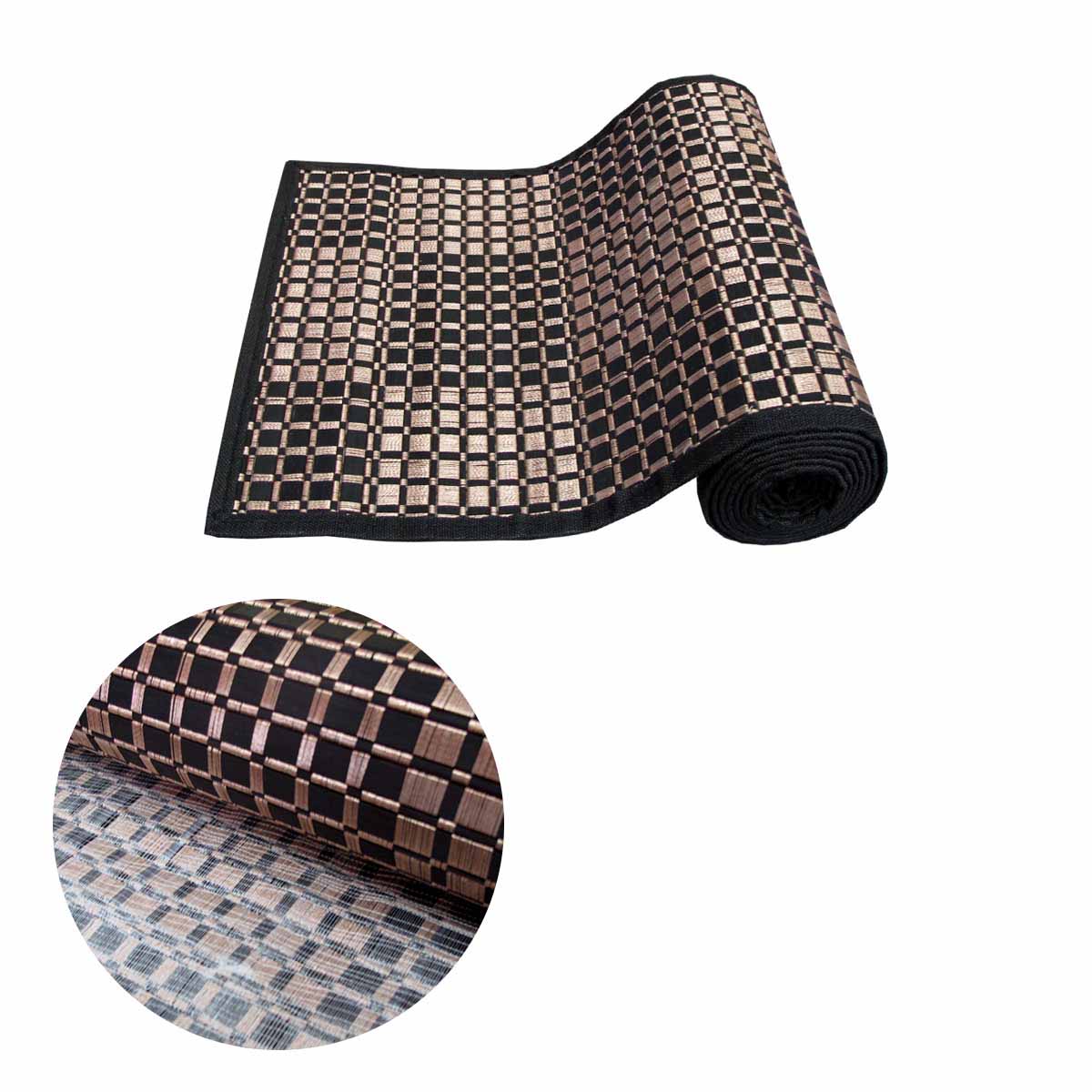 Evie Bamboo Table Runner 30 x 180cm Bronze - SuperSaverAU - view 1