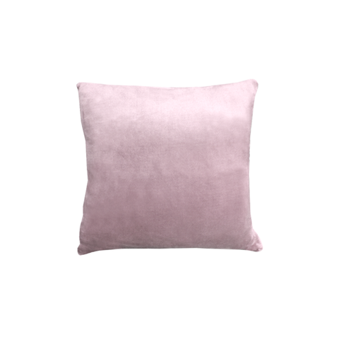 Alastairs Augusta Faux Mink Square Cushion Blush 43x43 cm Quilted Design - SuperSaverAU - view 1