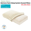 Alastairs Nature Basics Memory Foam Gusset Pillow with Bamboo Blend Cover - 65 x 40 x 13cm