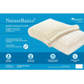 Alastairs Nature Basics Memory Foam Gusset Pillow with Bamboo Blend Cover - 65 x 40 x 13cm