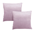 Alastairs Augusta Blush Flannel Fleece European Pillowcases 65 x 65 cm - 2 Pack - SuperSaverAU - view 1