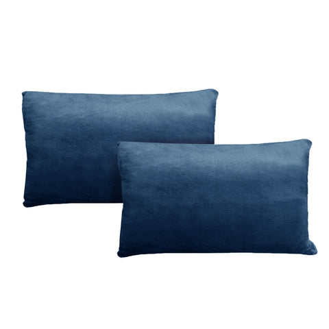 Alastairs Augusta Navy Flannel Fleece Standard Pillowcases 48 x 73 cm - 2 Pack - SuperSaverAU - view 1