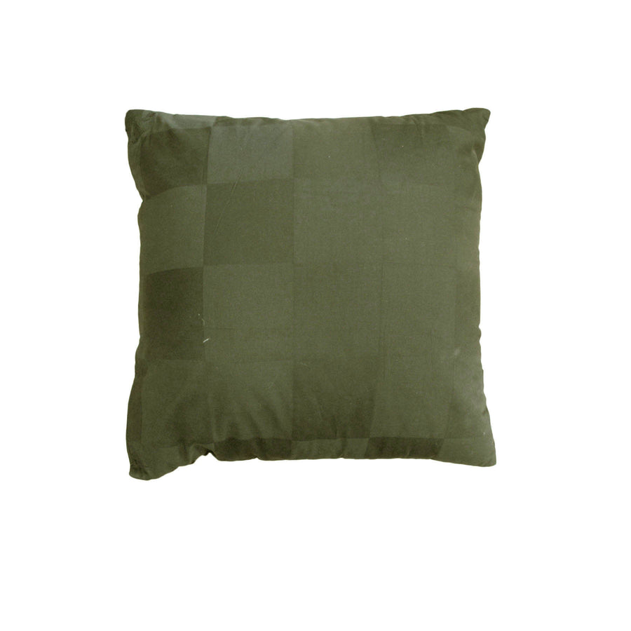 Orient Sense Olive Gingham Jacquard Cushion Cover 45cm x 45cm - SuperSaverAU - view 1