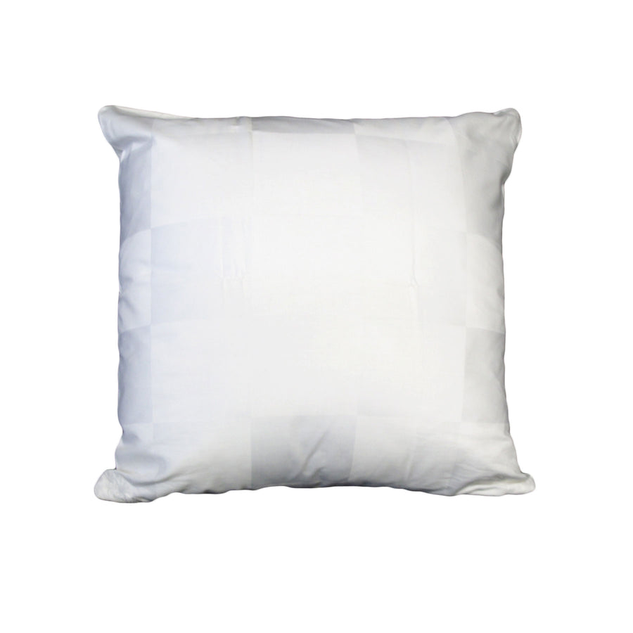 Orient Sense Dominic White Gingham Jacquard Cushion Cover 45cm x 45cm - SuperSaverAU - view 1