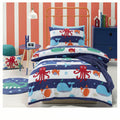 Jiggle & Giggle Sea Creature Quilt Cover Set 180x210cm - Smooth Finish - SuperSaverAU - view 1