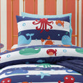 Jiggle & Giggle Sea Creature Quilt Cover Set 180x210cm - Smooth Finish - SuperSaverAU - view 2