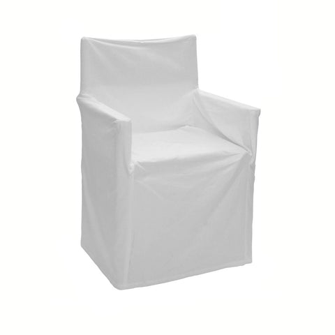 Rans Alfresco Cotton Director Chair Cover - Plain White - SuperSaverAU - view 1
