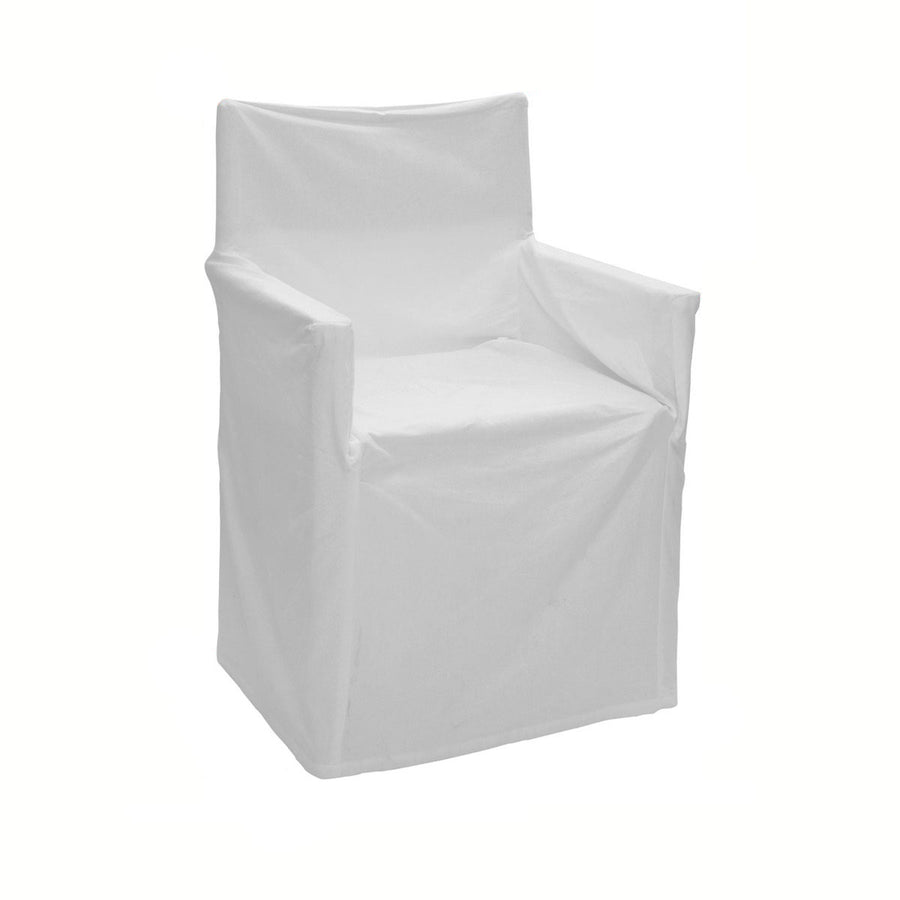 Rans Alfresco Cotton Director Chair Cover - Plain White - SuperSaverAU - view 1