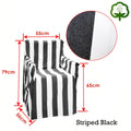 Rans Alfresco Cotton Director Chair Cover - Striped Black - SuperSaverAU - view 2