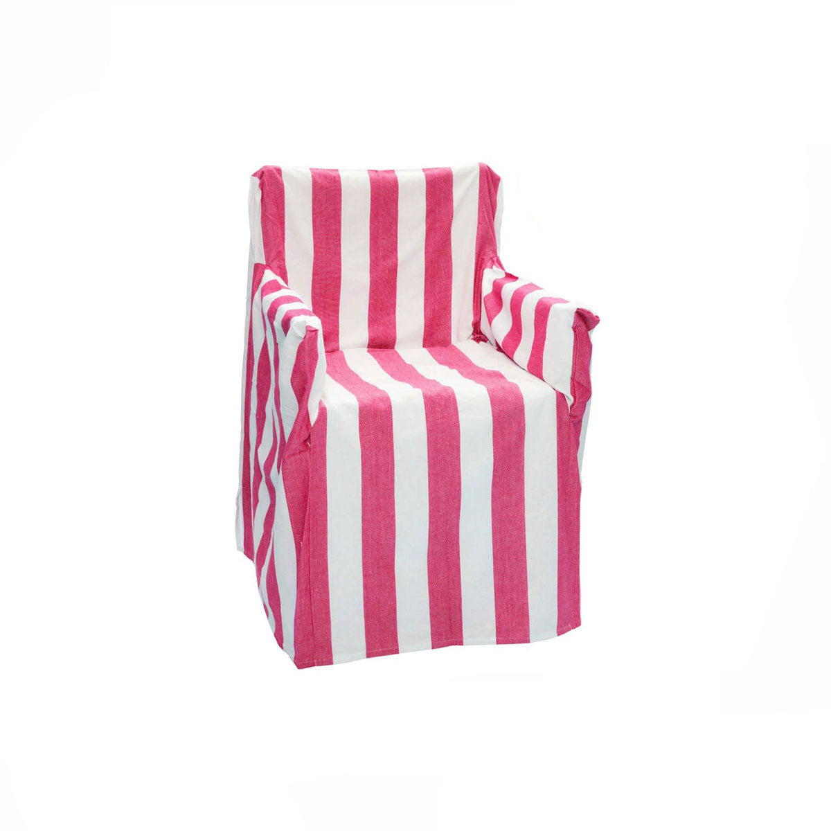 Rans Striped Hot Pink Cotton Director Chair Cover