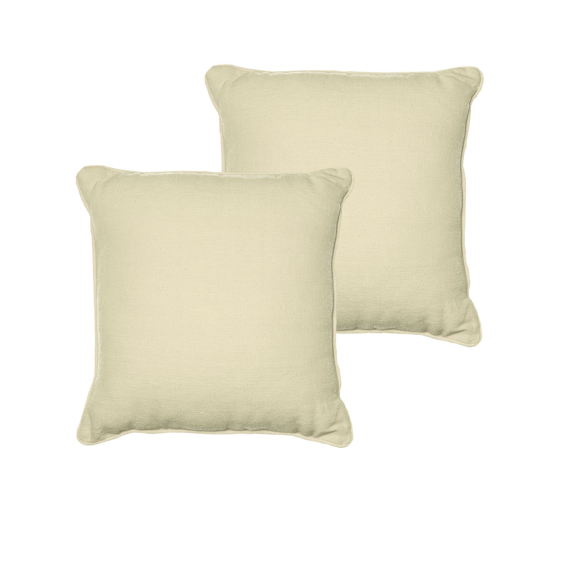 Rans Set of 2 London Cotton Cushion Cover 60x60 cm - Solid Colour, Machine Washable - SuperSaverAU - view 1