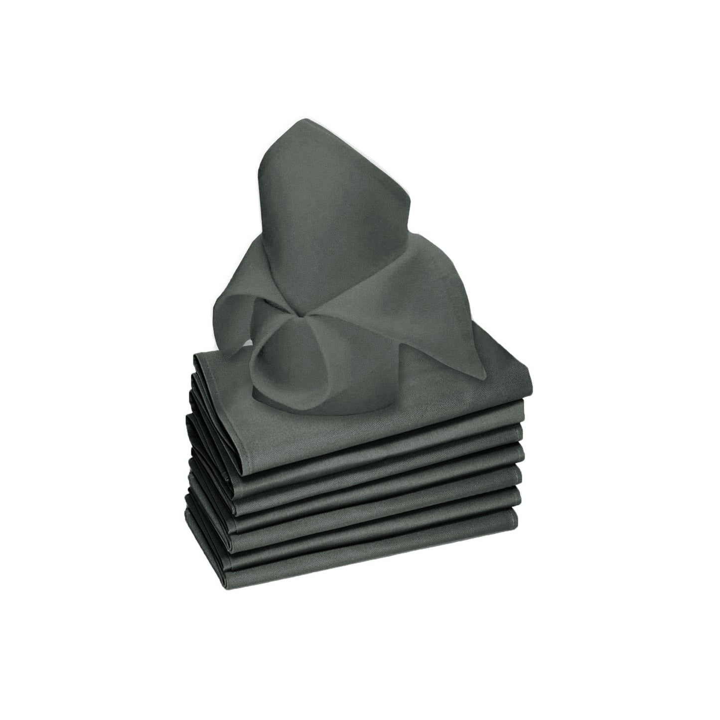 Rans Set of 8 Lollipop Cotton Napkins 45x45 cm - Machine Washable, Solid Colour