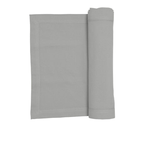 Rans Pure Cotton Elegant Hemstitch Table Runner 33 x 180 cm - Grey - SuperSaverAU - view 1