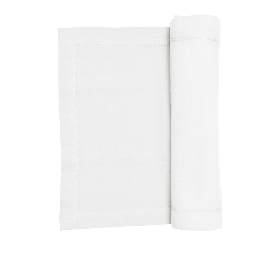 Rans Pure Cotton Elegant Hemstitch Table Runner 33 x 180 cm - White - SuperSaverAU - view 1