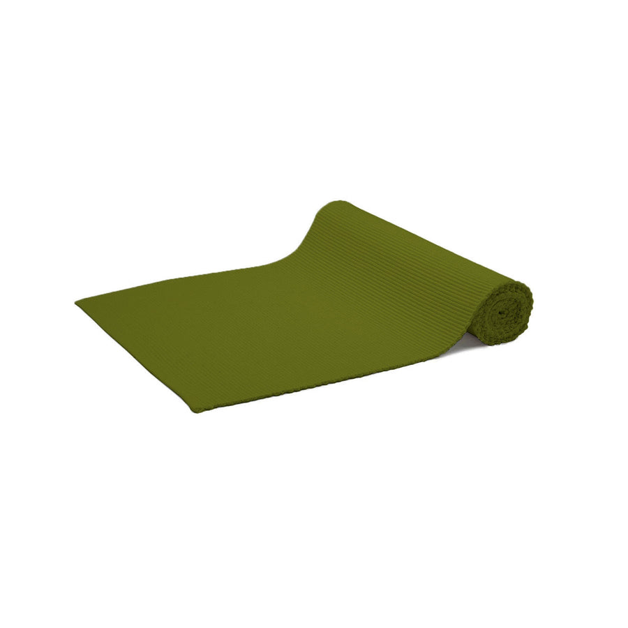 Rans Lollipop Cotton Ribbed Table Runner 33 x 135 cm - Olive Green - SuperSaverAU - view 1