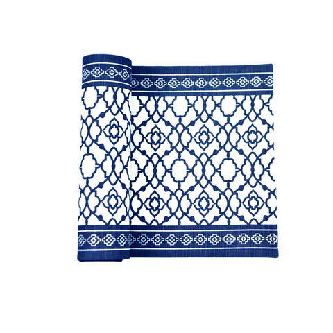 Rans Pure Cotton Vintage Table Runner 33x150 cm - Timeless Print, Machine Washable - SuperSaverAU - view 1