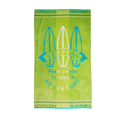 Rans Premium Cotton Beach Towel 86 x 160 cm - Tropical Jacquard Design