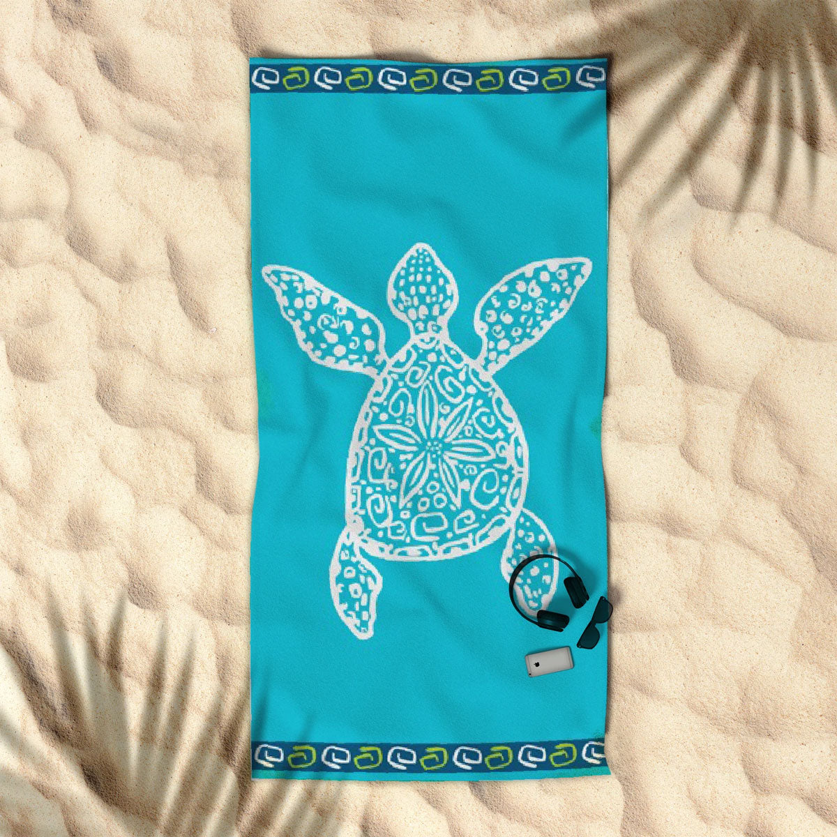 Rans Premium Cotton Beach Towel 86 x 160 cm Nautical Jacquard Design - SuperSaverAU - view 1