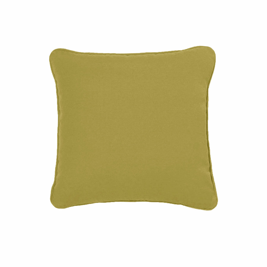 Rapee Eden Square Filled Cushion with Solid Colour Design - Olive, 43 x 43cm