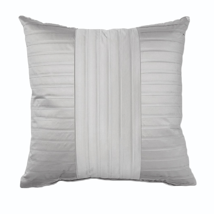 Rapee Morocco Stark Pleated Filled Cushion - Silver, 50 x 50cm