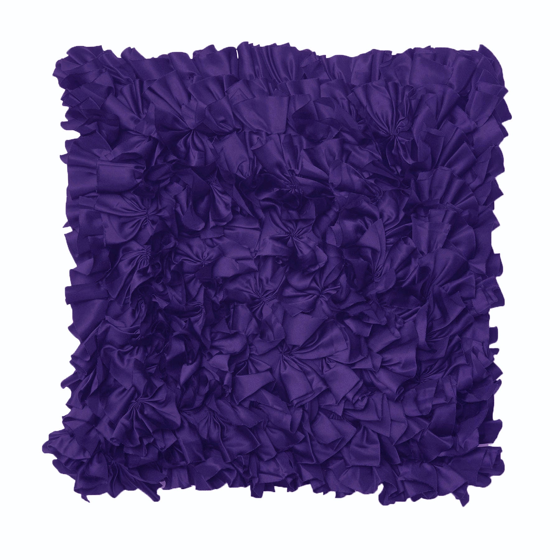 Rapee Morocco Can Can Ruffled Cushion - 43cm x 43cm - Cobalt - SuperSaverAU - view 1